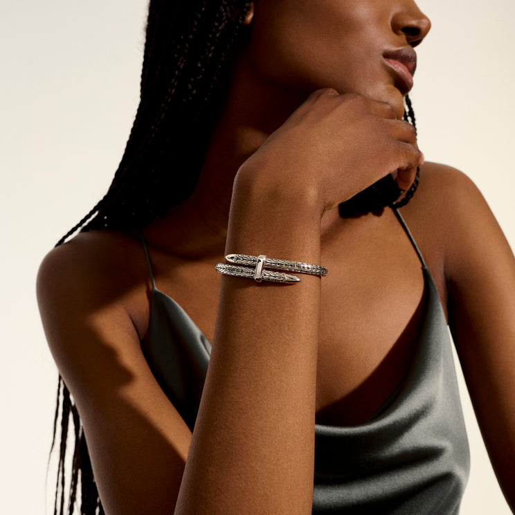 John Hardy Spear Sliver Flex Cuff