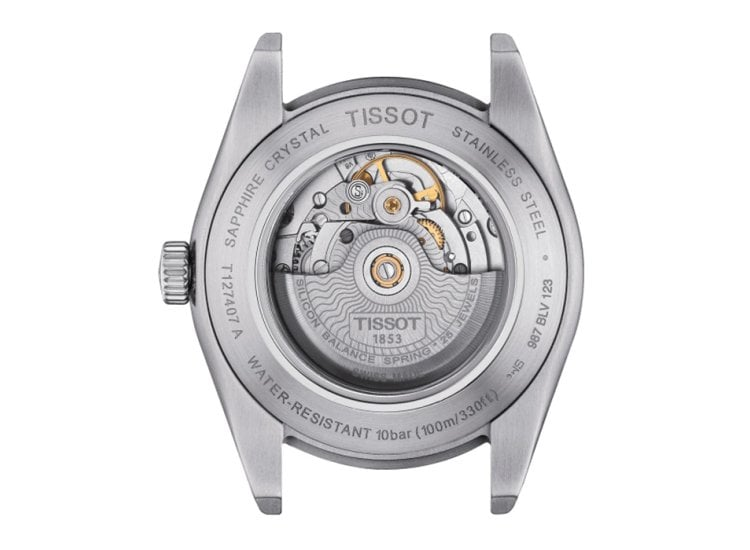 Tissot Gentleman Powermatic 80 Stainless Steel Blue Dial Watch