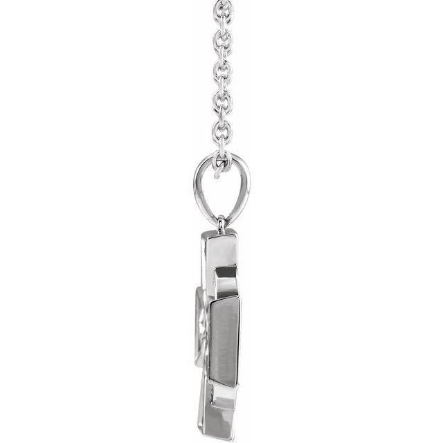 Rolland's Designs Sterling Silver Cross Pendant