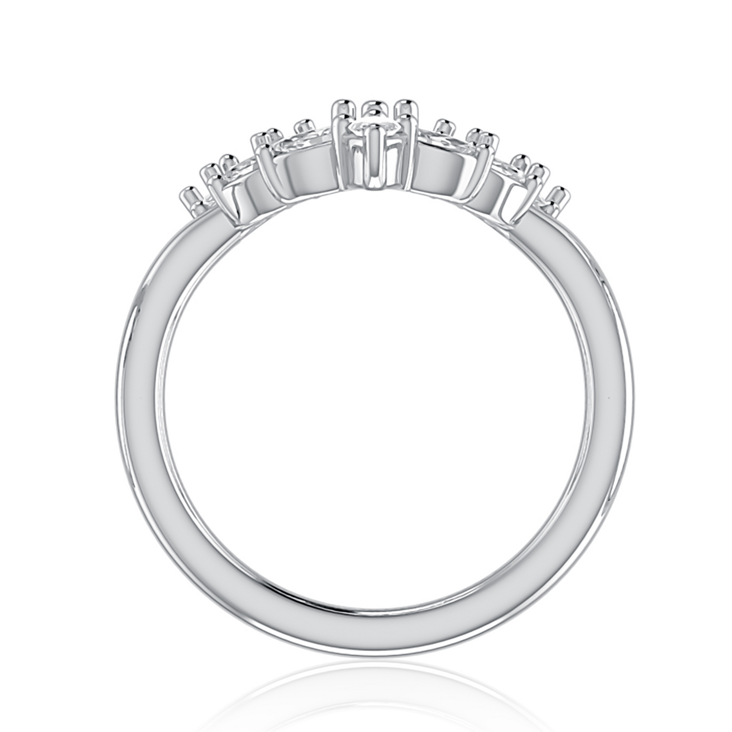 A Jaffe 14Kw Diamond Wedding Band