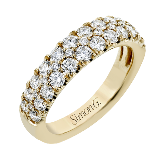 Simon G 18K Yellow Gold Diamond Band