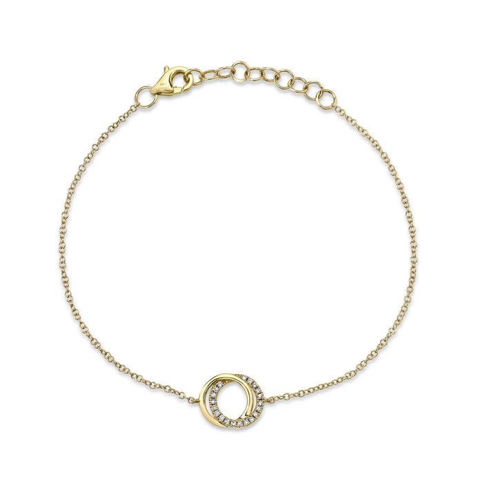 Shy Creation Diamond Love Knot Bracelet