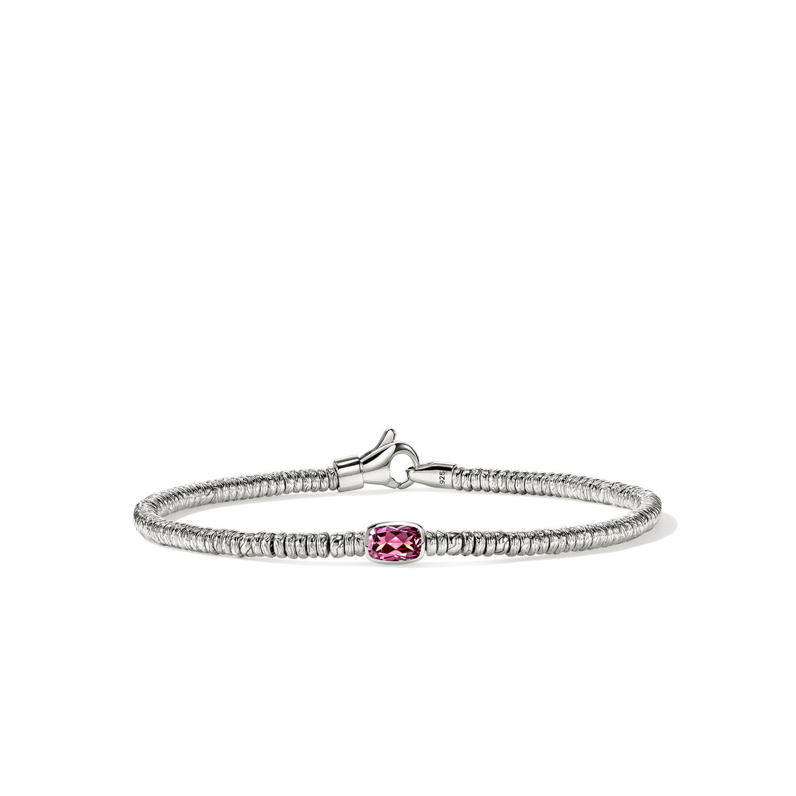John Hardy Heishi Rhodolite Rondel Bracelet