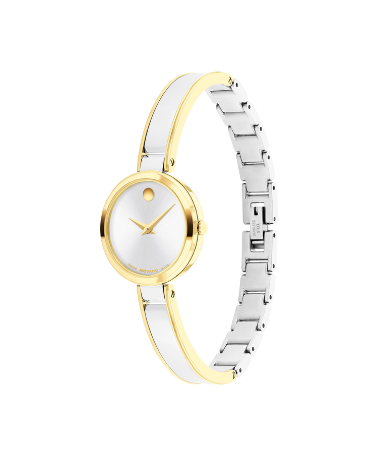 Movado Moda Stainless Steel Two-Tone 24Mm