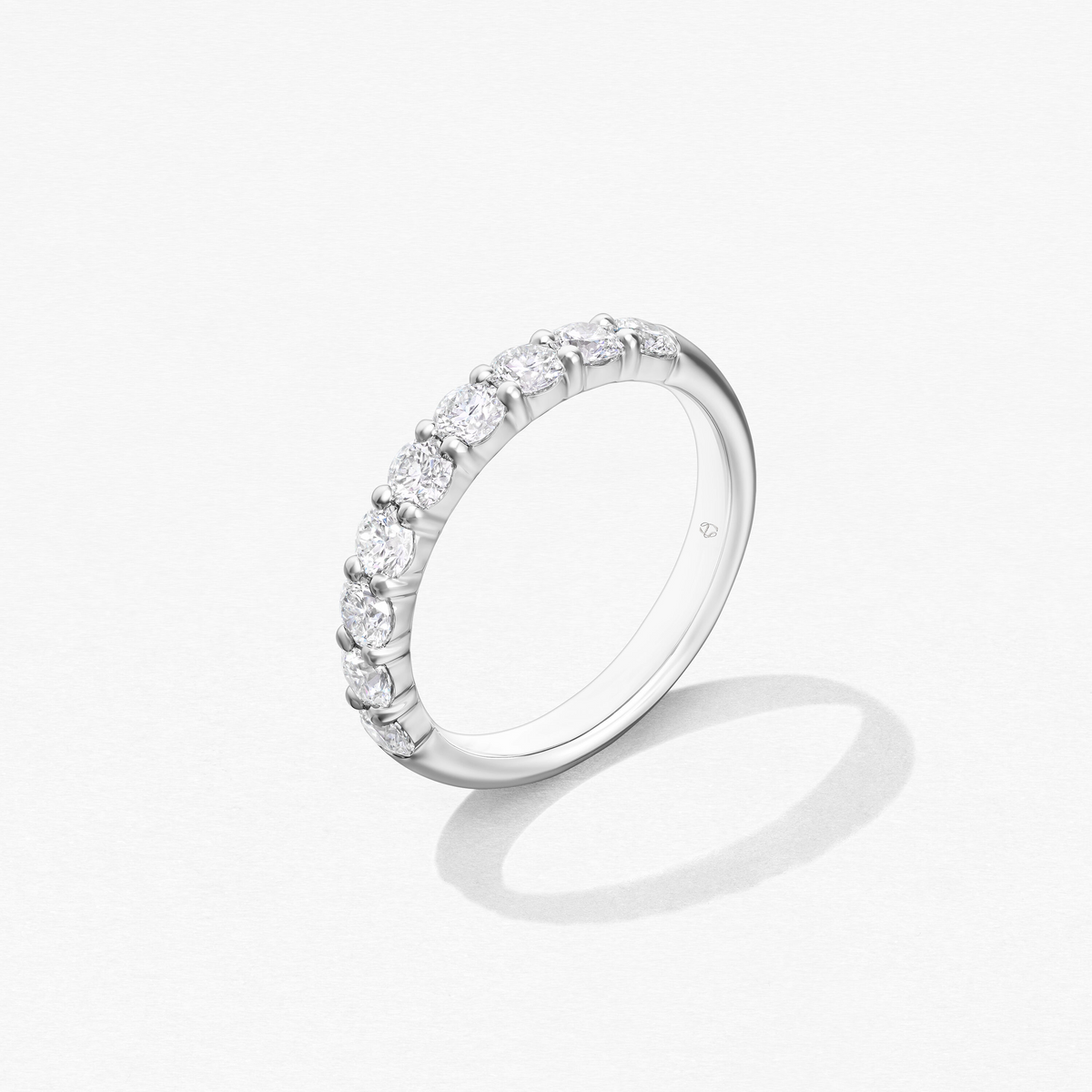 Hearts On Fire 18K White Gold Signature 9-Stone Diamond Band