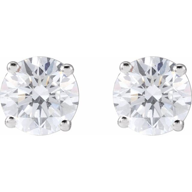 Rolland's Design 1.00 Carat Diamond Studs