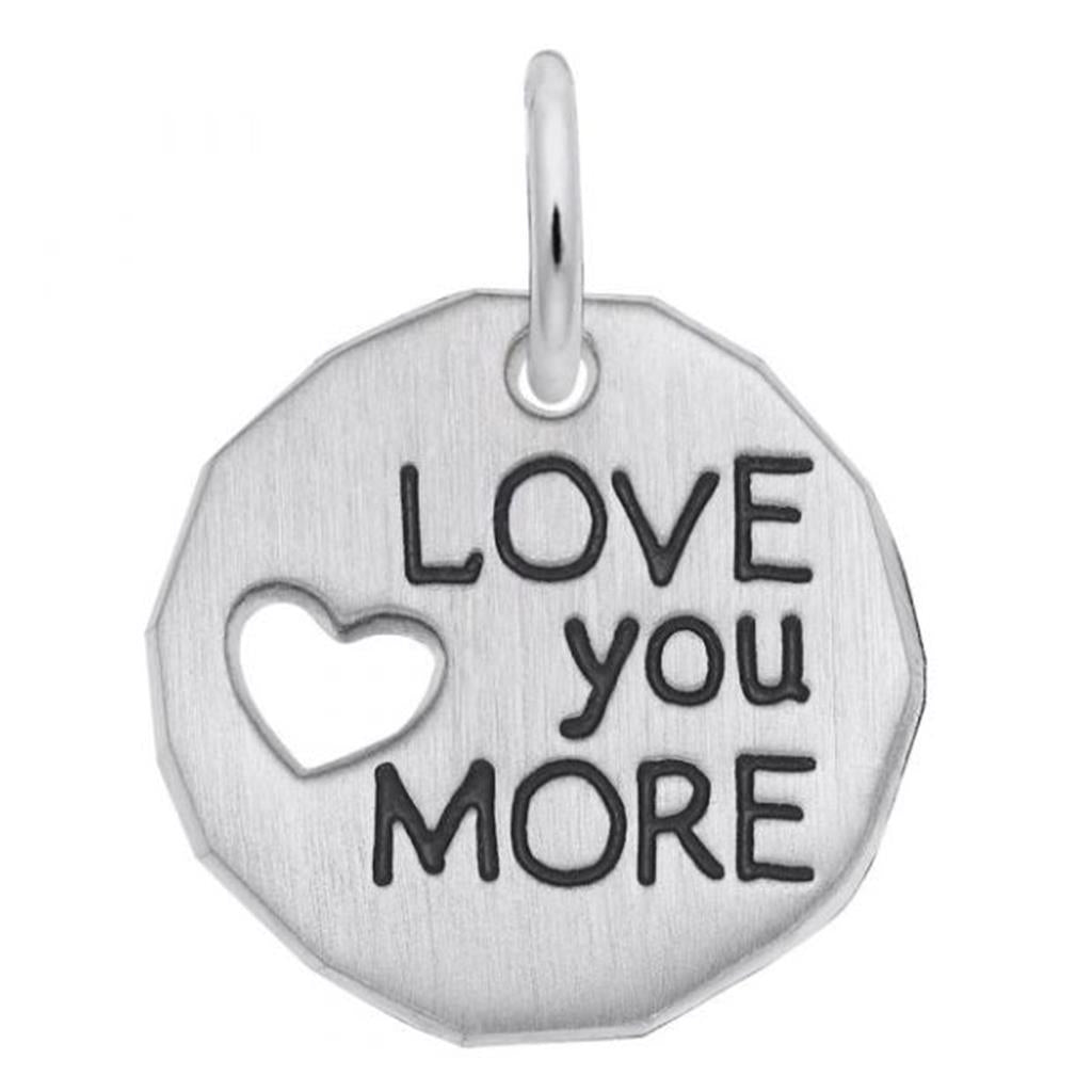 Rolland's Designs Sterling Silver "Love You More" Pendant