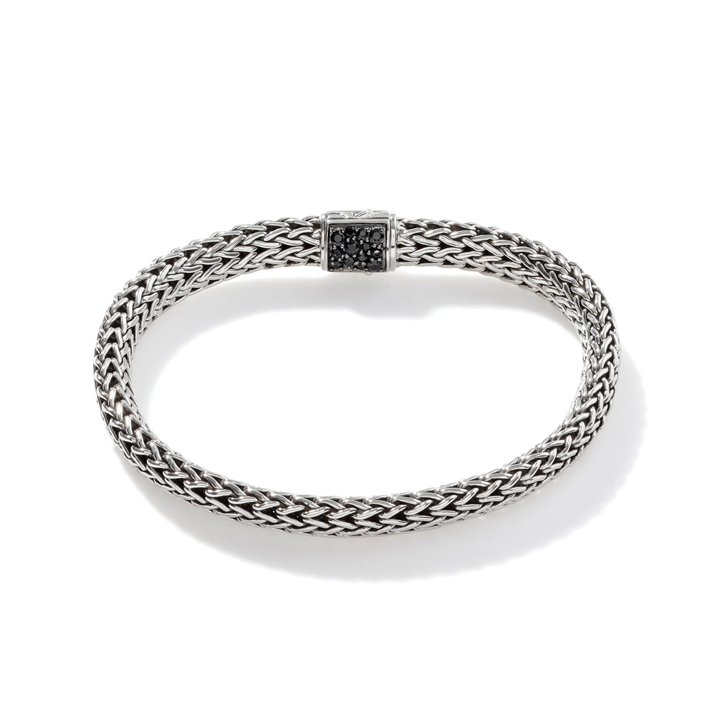 John Hardy Emerald Reversible Classic Chain Bracelet