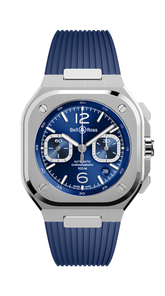Bell & Ross BR 05 CHRONO BLUE STEEL 42MM