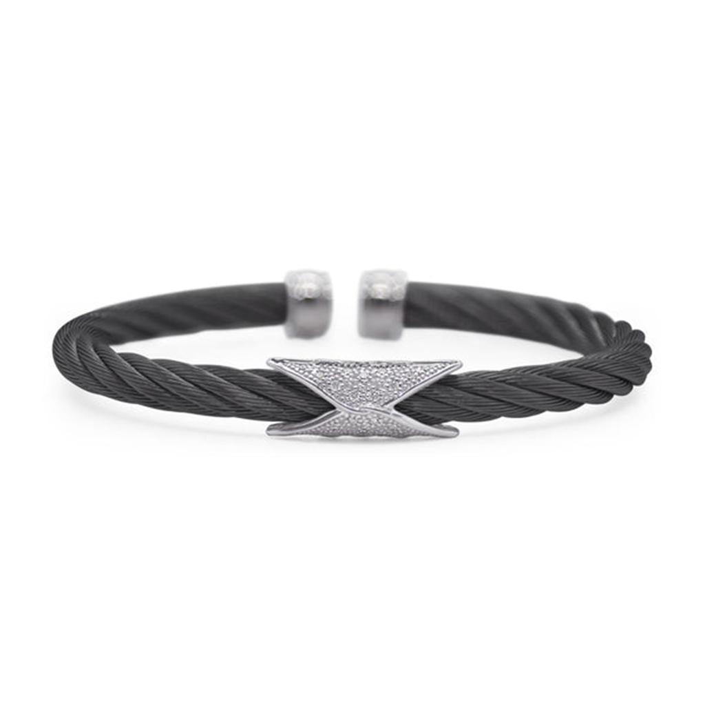 Alor Black Hourglass Cuff