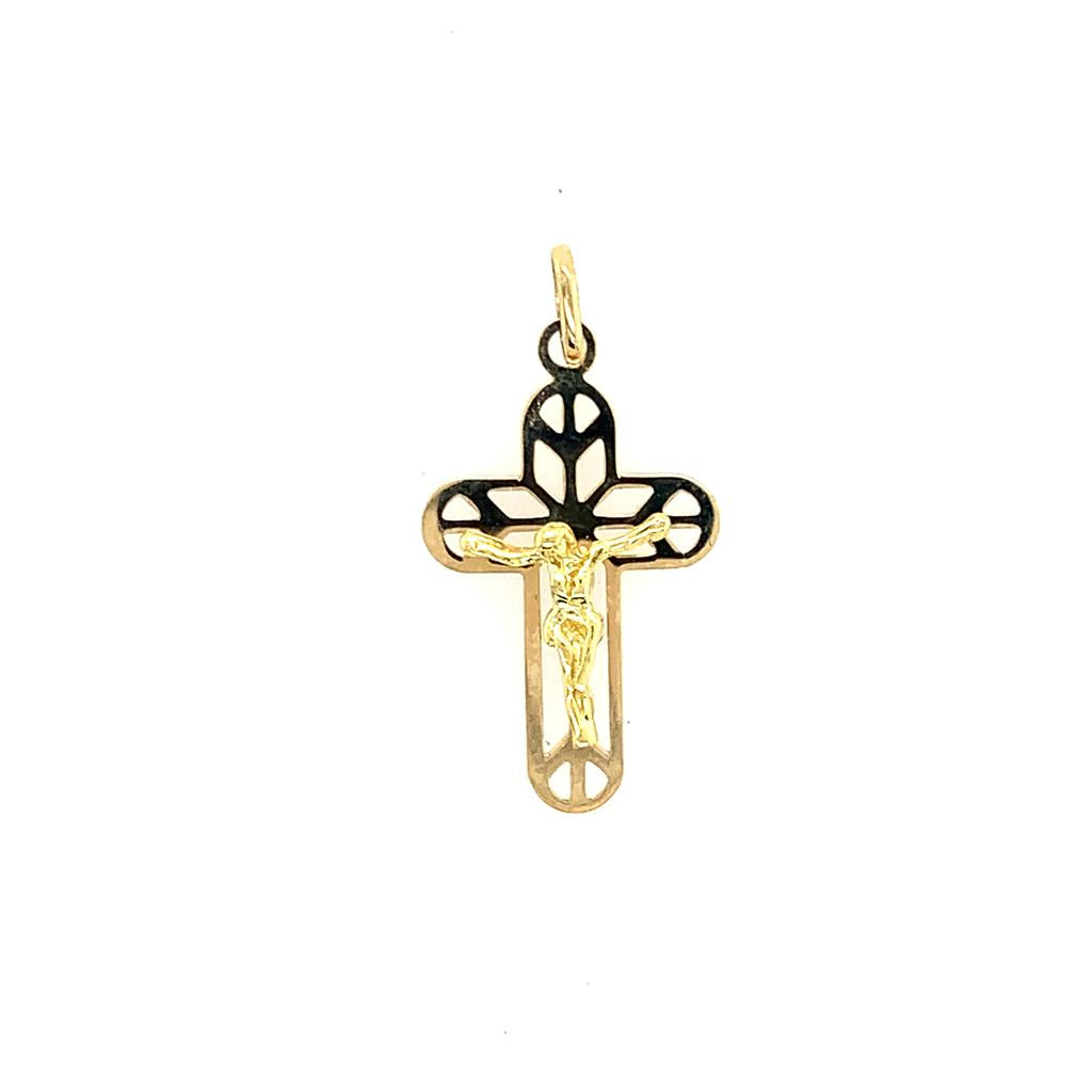 Rolland's Designs 14K Gold Cross Pendant