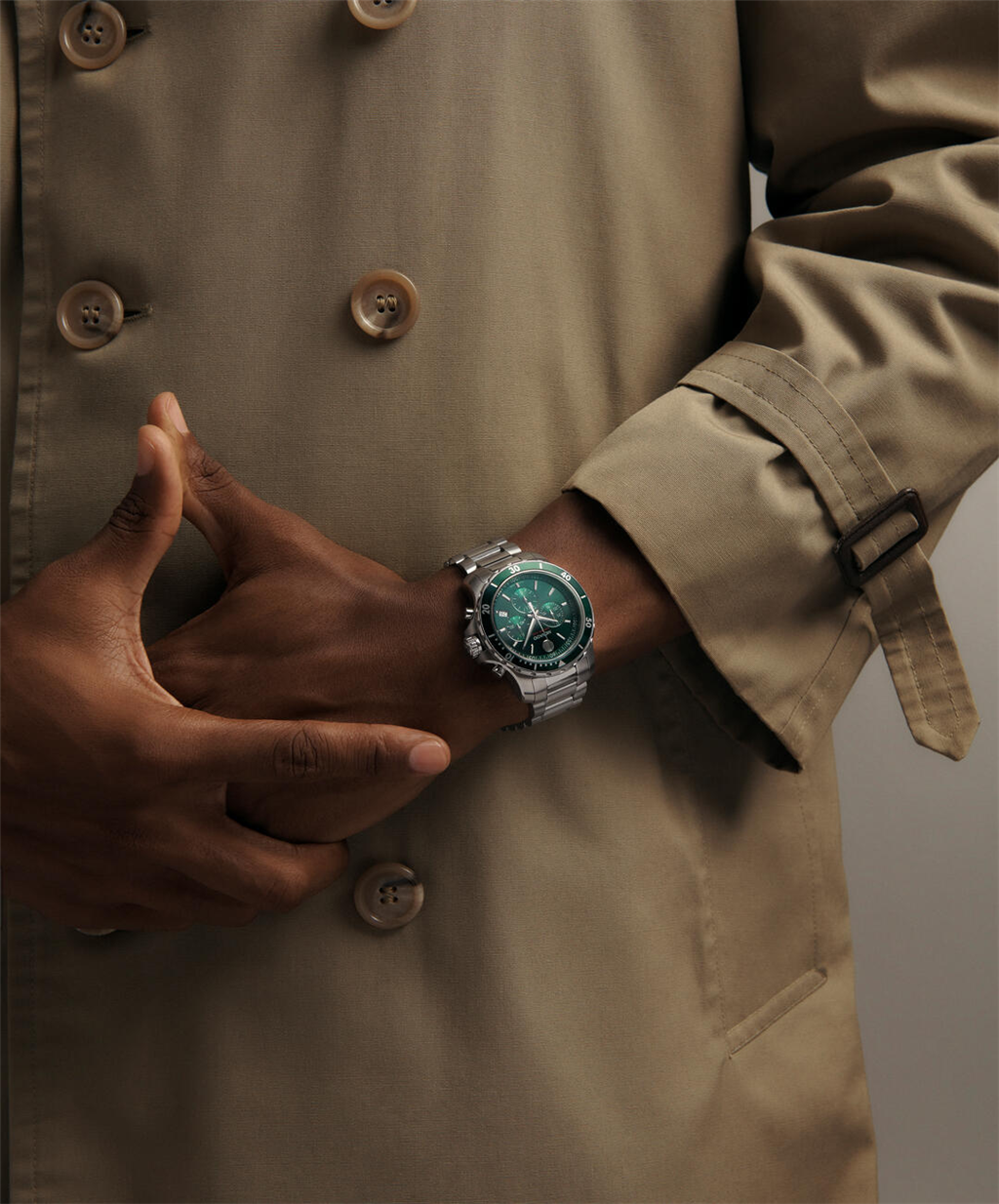 Movado 42Mmm Series 800 Chronograph Green