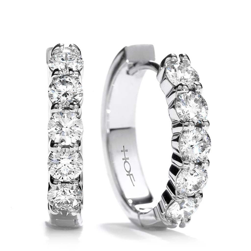 Hearts on Fire Small Diamond Hoop Earrings