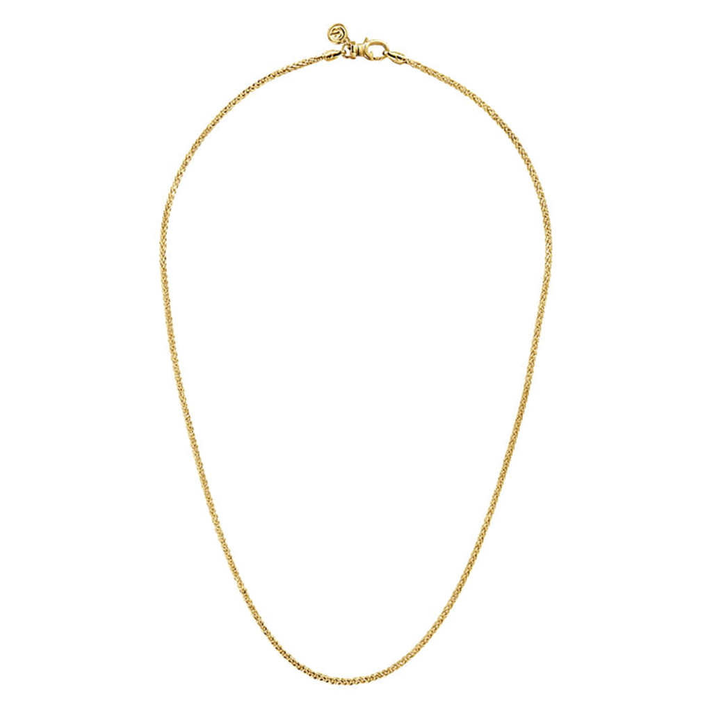 Gabriel Gents Hollow Wheat Chain Necklace