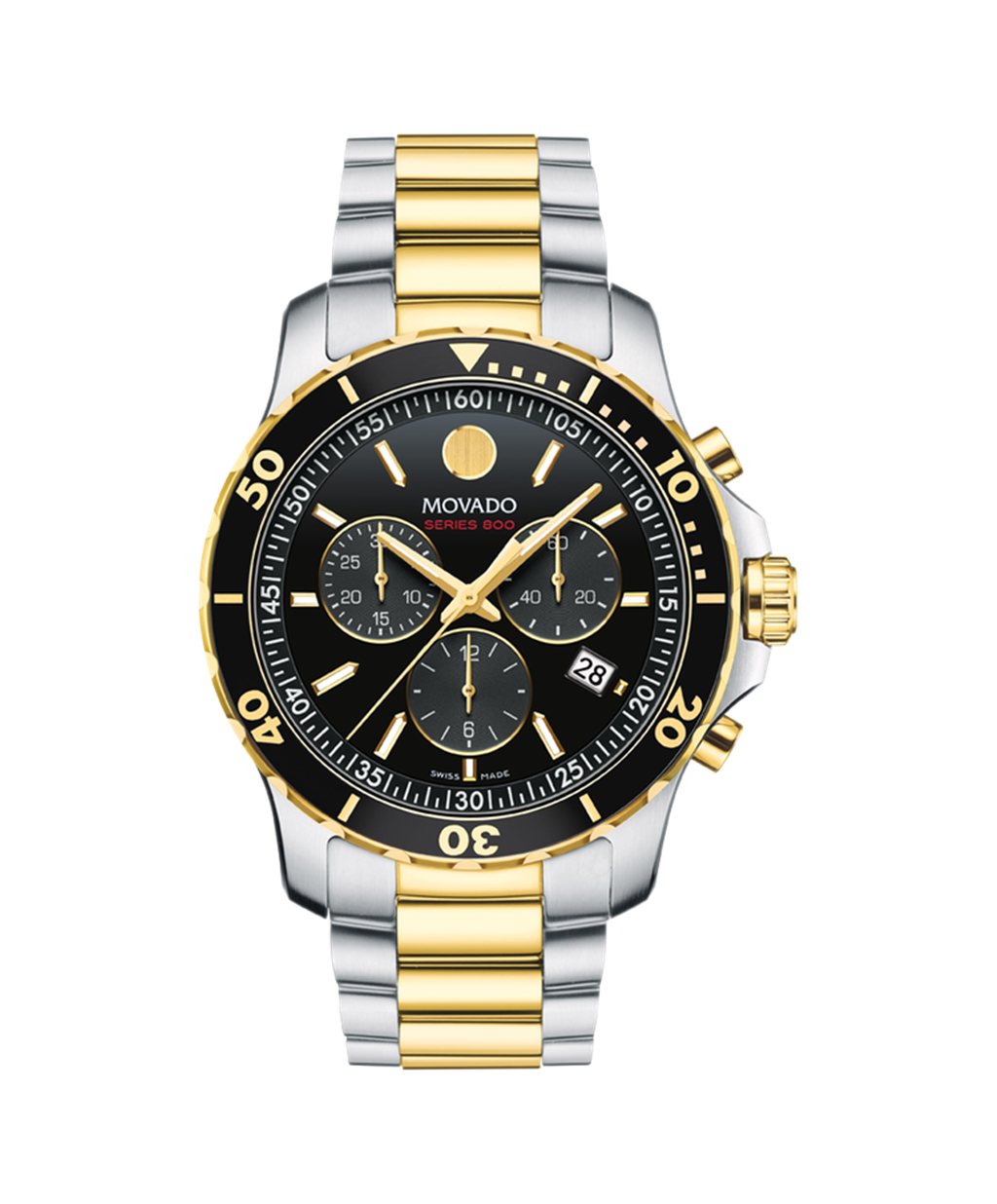 Movado 42mm Series 800 Chronograph Black