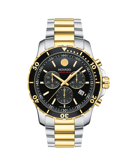 Movado 42mm Series 800 Chronograph Black