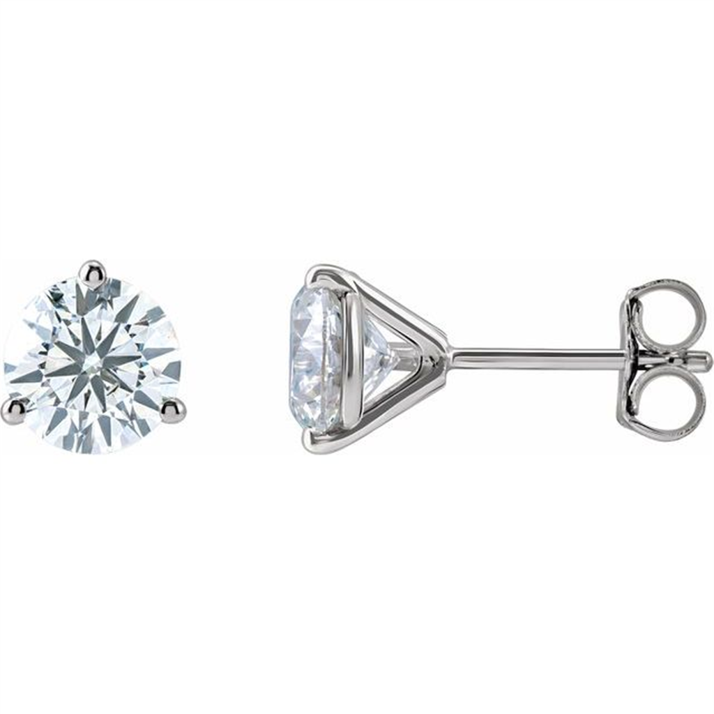 Rolland's Design 1.00 Carat Diamond Studs