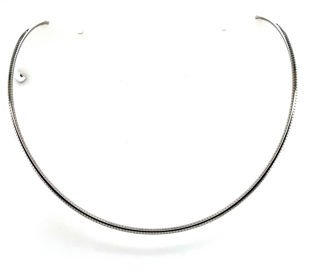 Estate 14K Gold Round Omega Chain