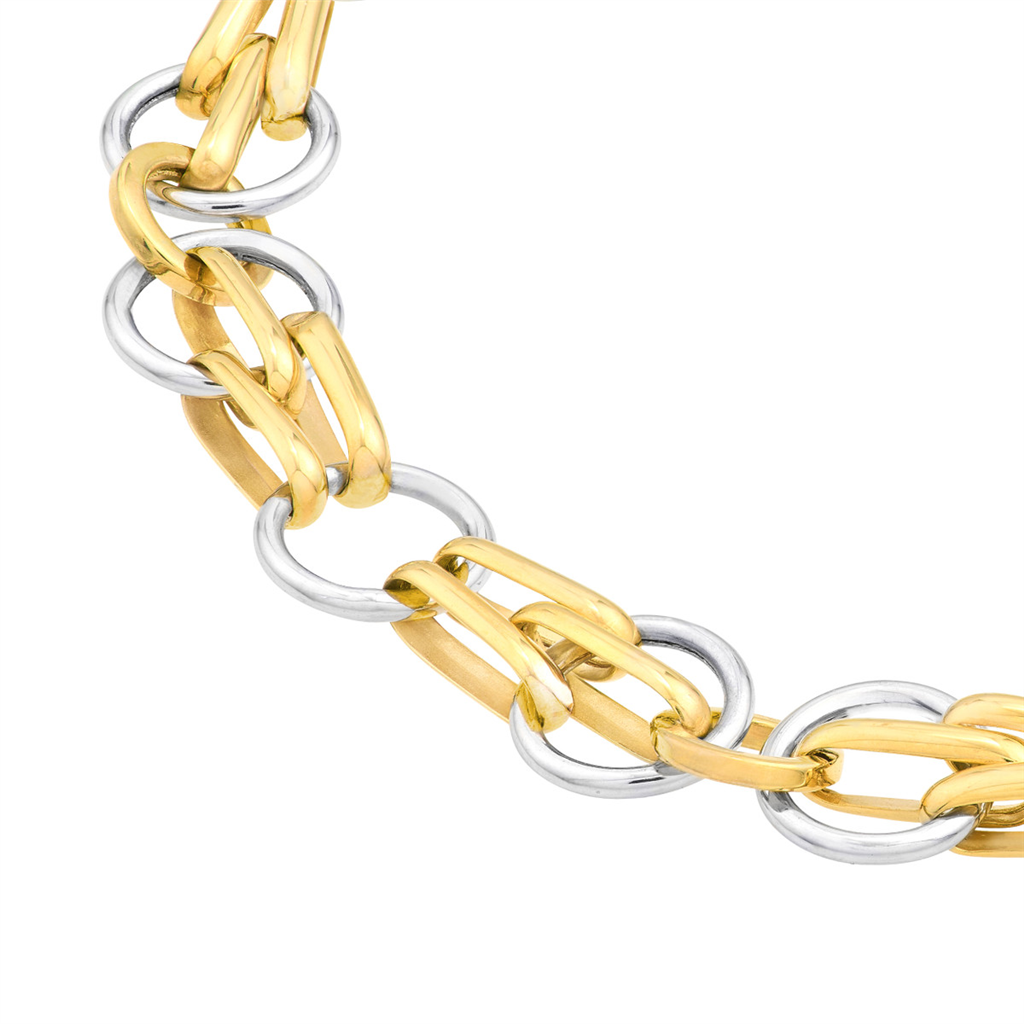 Rolland's Designs 14K Two-Tone Bracelet