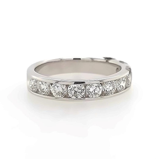 Rolland's Designs 14K White Gold Diamond Band