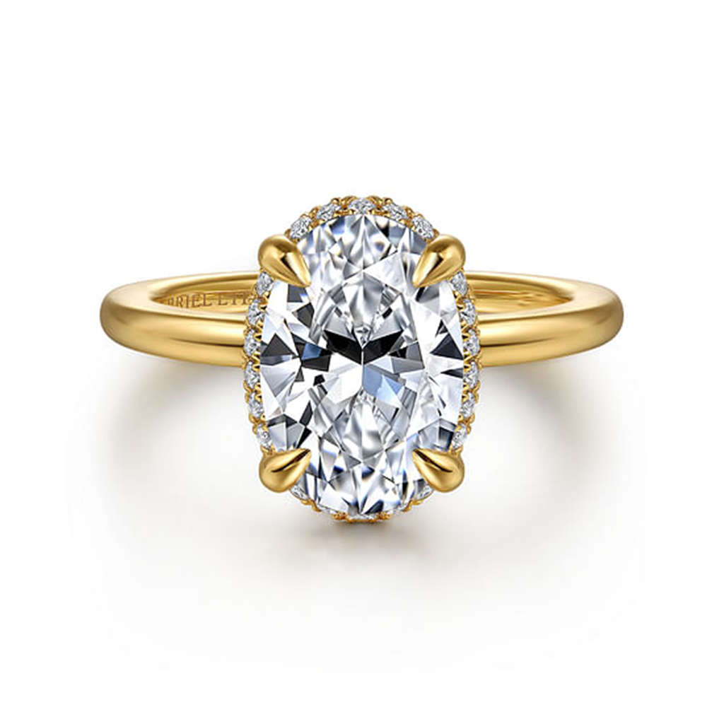 Gabriel "Bonnie" Yellow Gold Semi-Mount