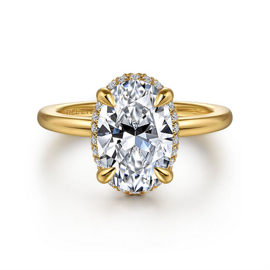 Gabriel "Bonnie" Yellow Gold Semi-Mount
