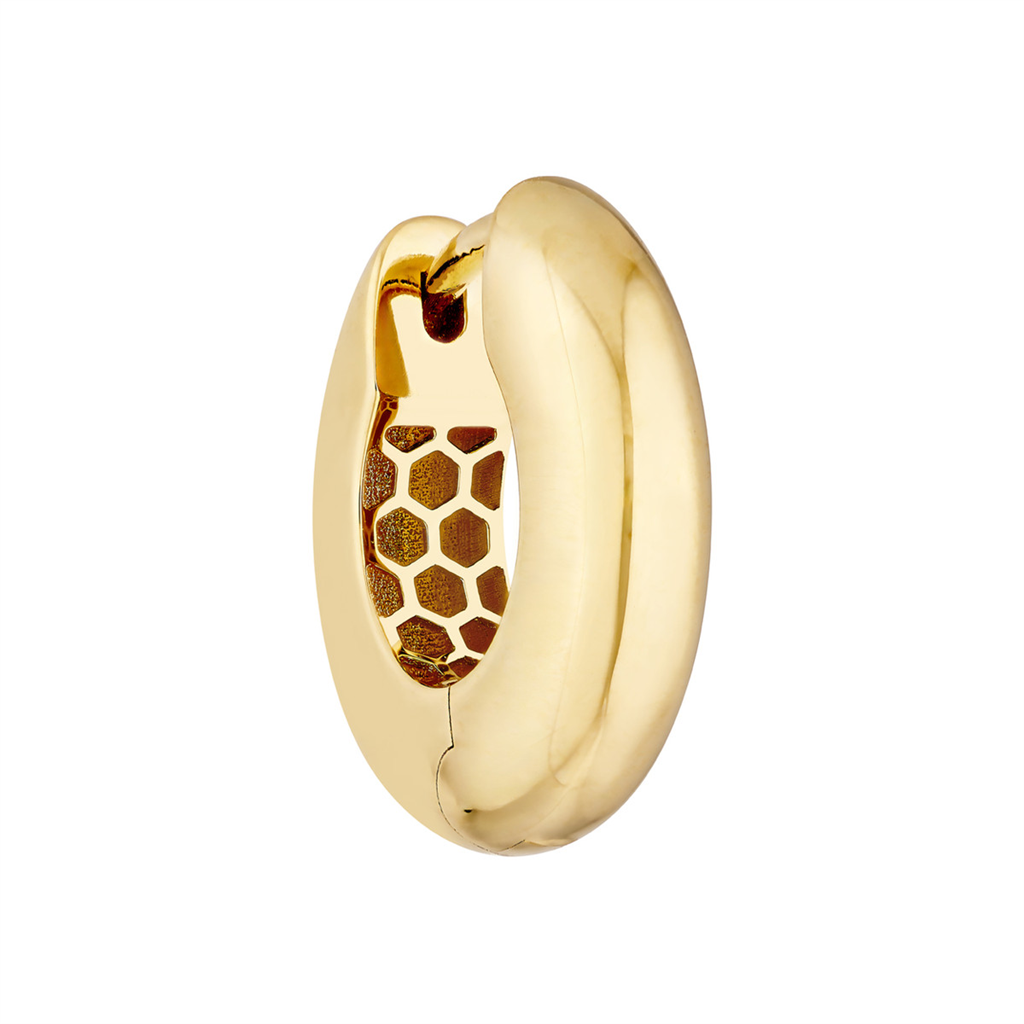 Rolland's Designs 14K Gold Huggie Earrings