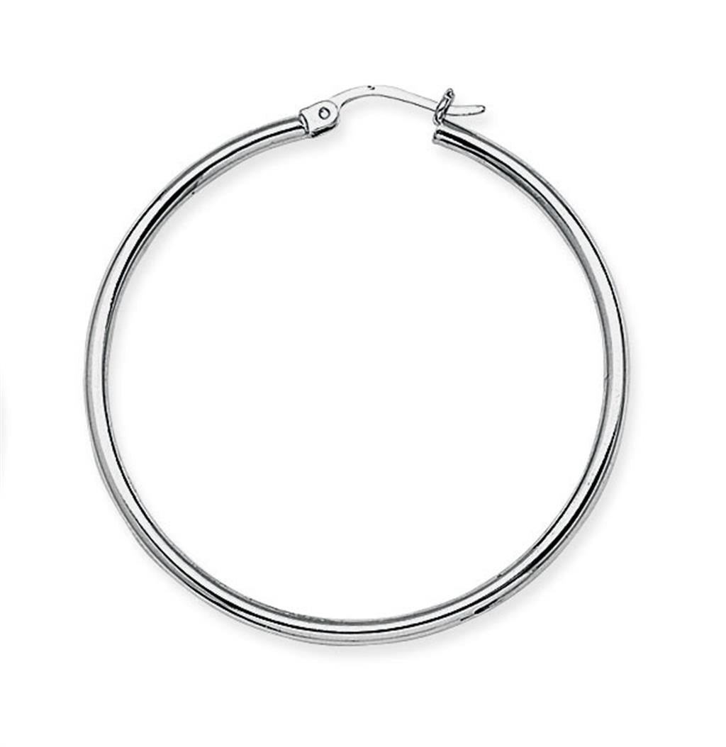 Rolland's Designs 14K Gold Round Tube Hoops 2x40mm