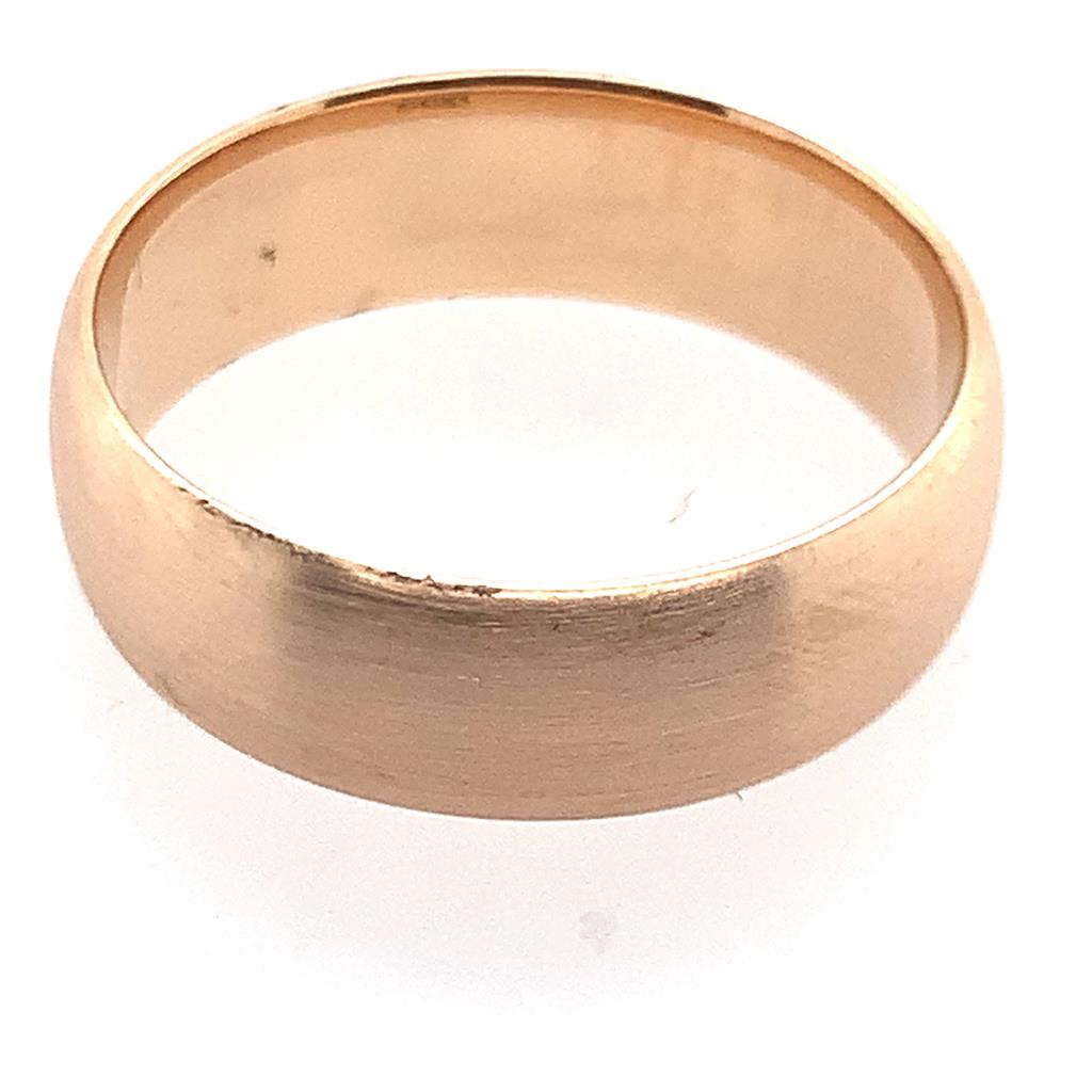 Estate 14K Gold Plain Band