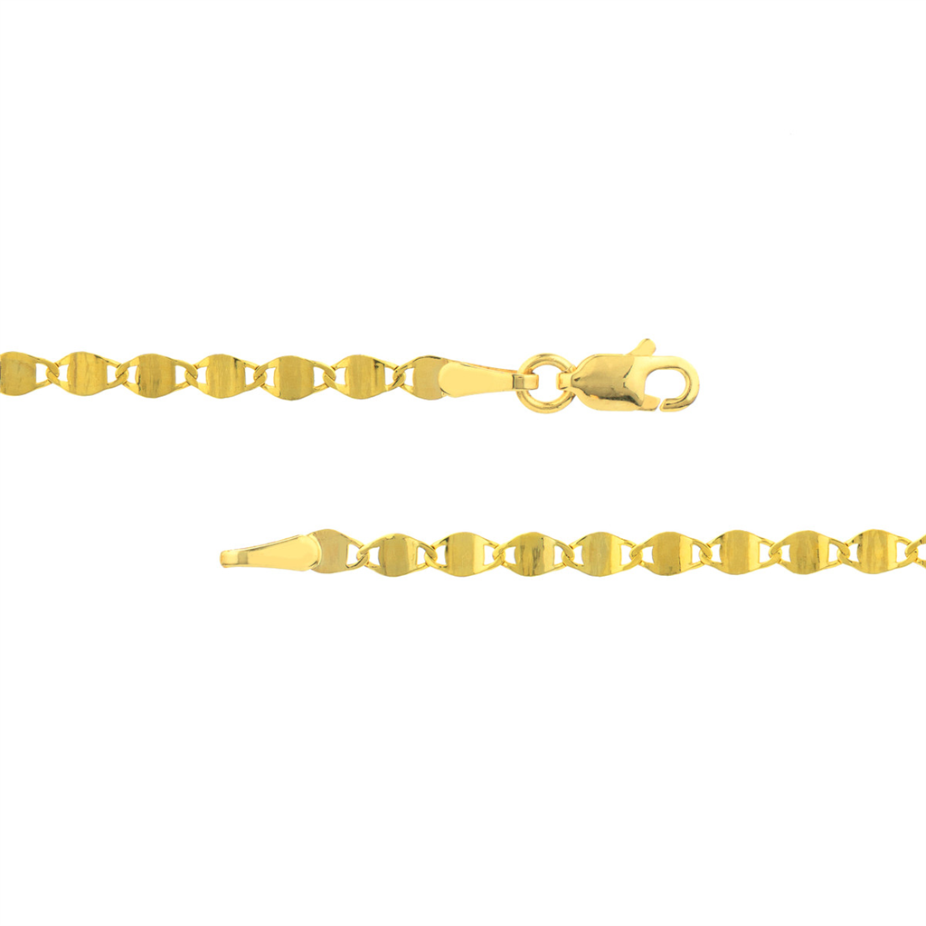 Gold 2.7Mm Valentino Link Bracelet