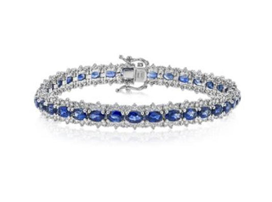 Simon G. Diamond & Sapphire Bracelet