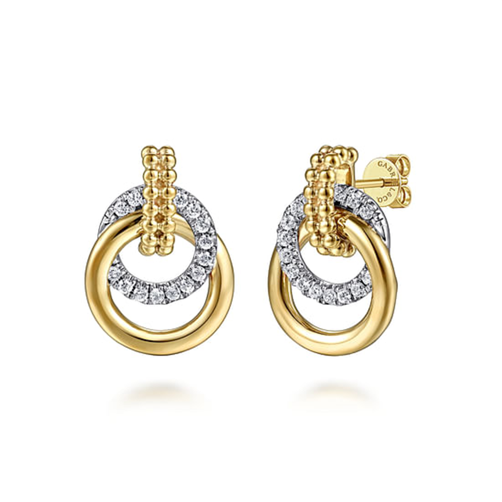 Gabriel Two Tone Bujukan Earrings