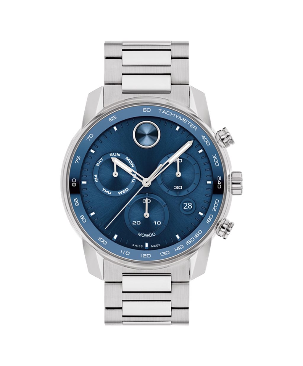 Movado Bold Verso 44Mm Quartz Chrono