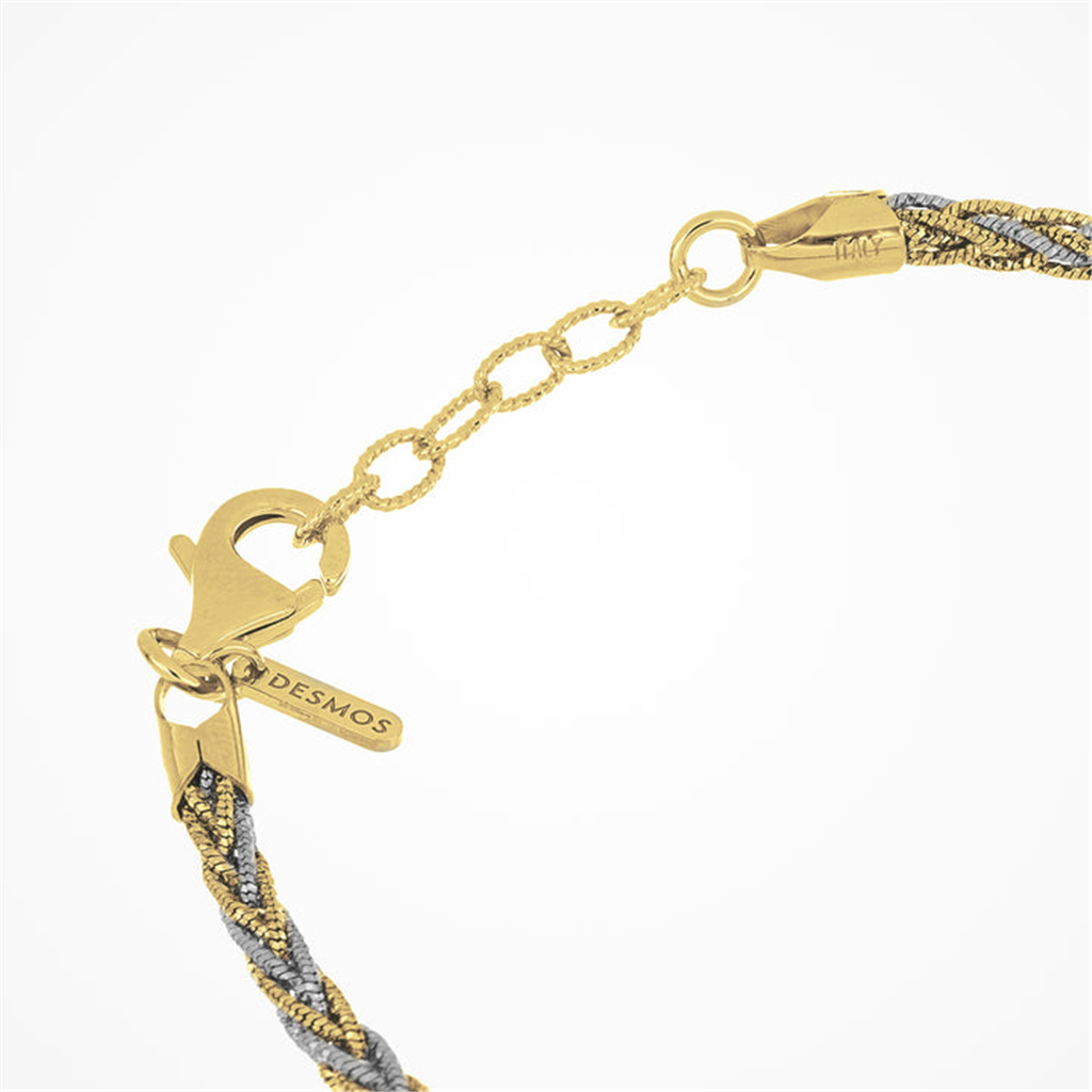 Desmos Multistrand Wheat Bracelet