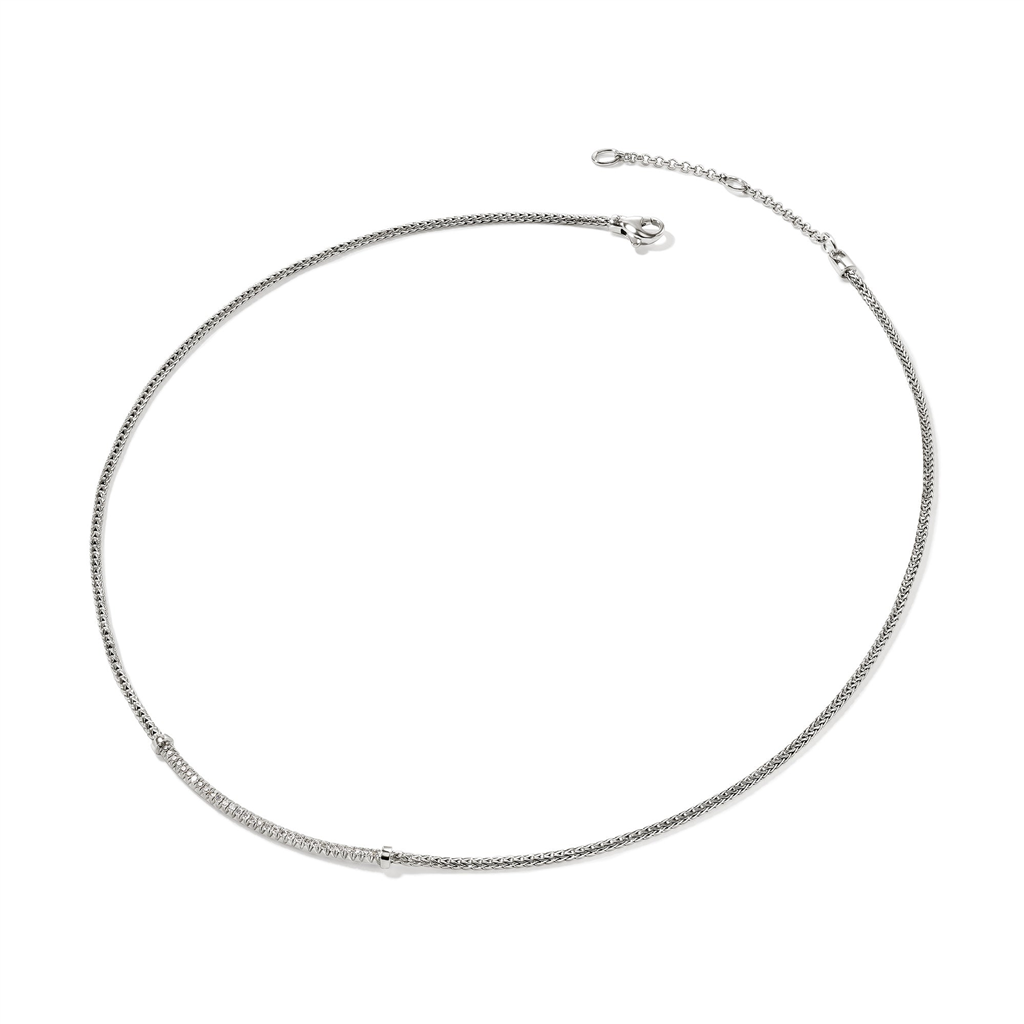 John Hardy Essential Pave Necklace