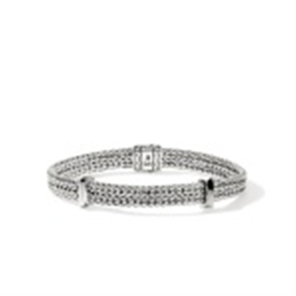John Hardy Silver Icon Link Flat Chain Bracelet