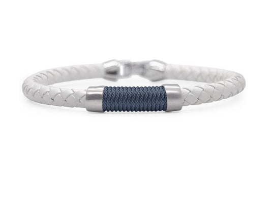 Alor Leather & Twisted Cable Bracelet