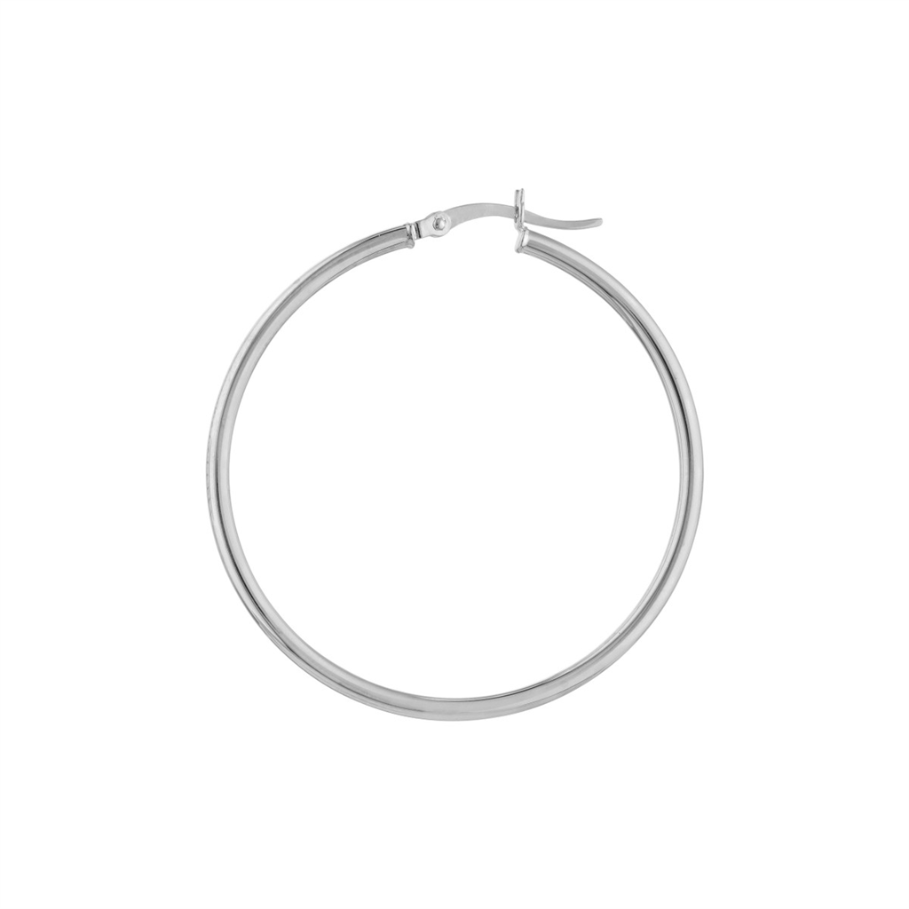 Rolland's Designs 14K Gold Round Tube Hoops 2x40mm