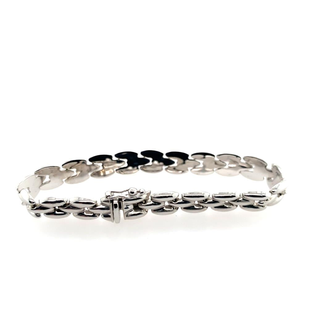 Estate 14K Brick Style Bracelet