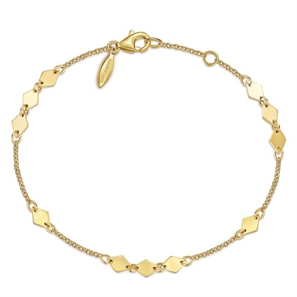 Gabriel Rhombus Stations Contemporary Bracelet