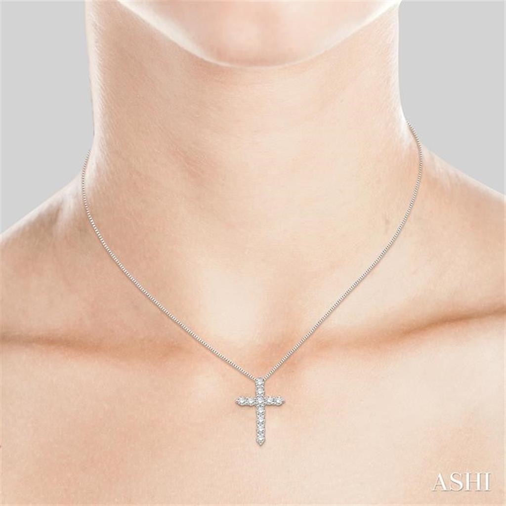 Diamond Cross Necklace Pendant
