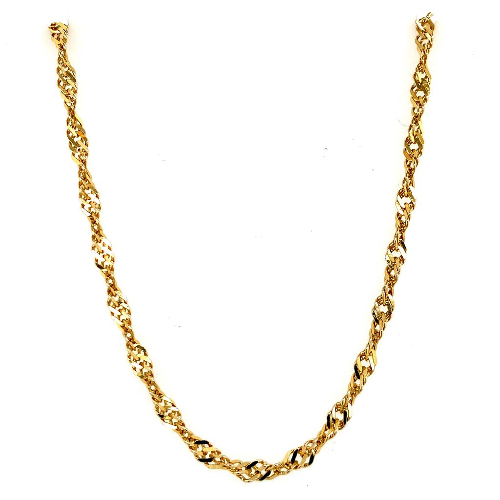 Estate 14K Singapore Chain