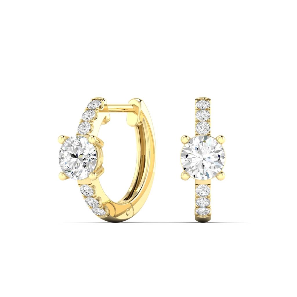 Everlee 0.70ct Lab Grown Diamond Huggies