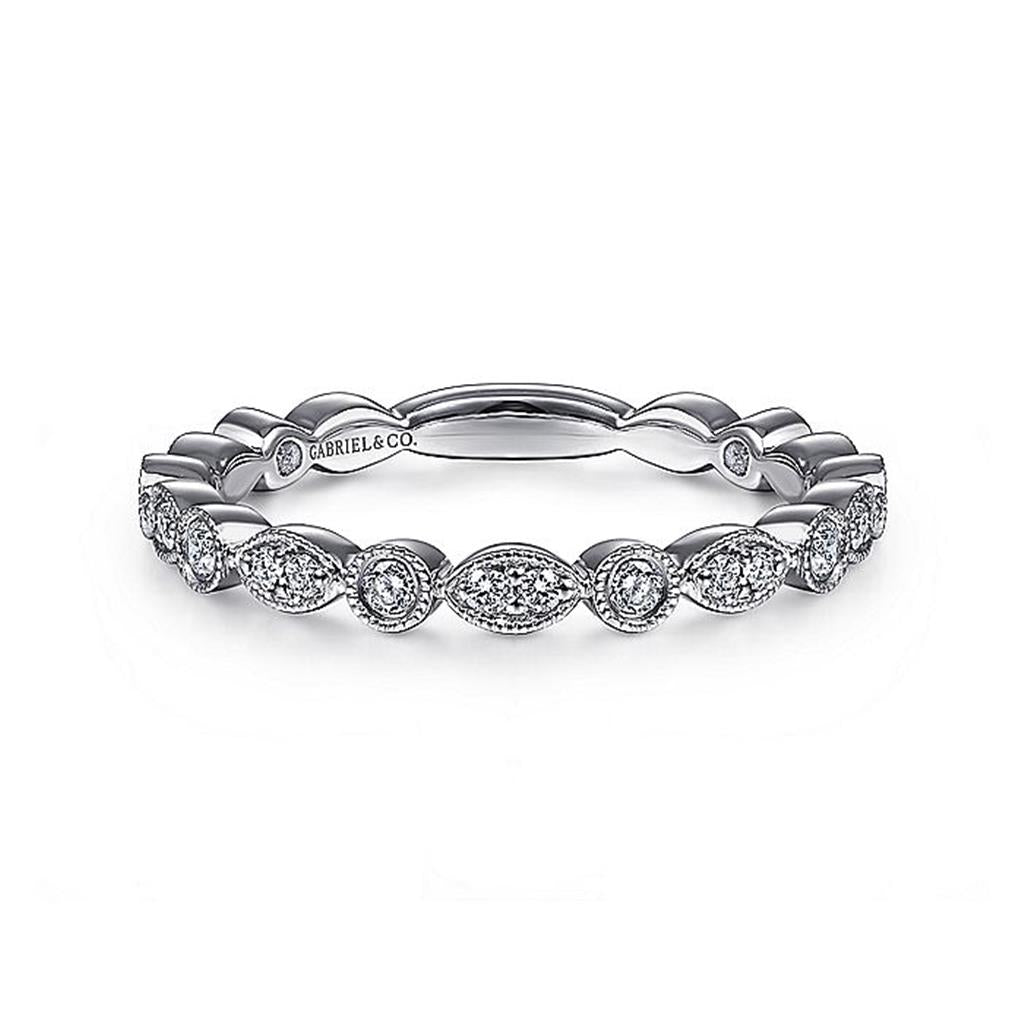 Gabriel & Co. Marquise & Round Diamond Brand