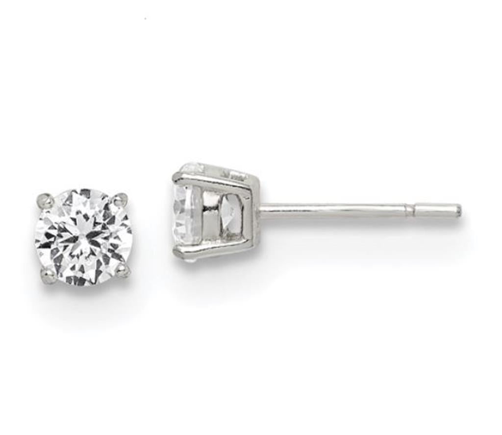Sterling Silver CZ Studs