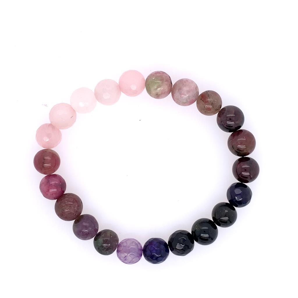 Dee Berkley Seventh Chakra "Crown Chakra" Beaded Bracelet