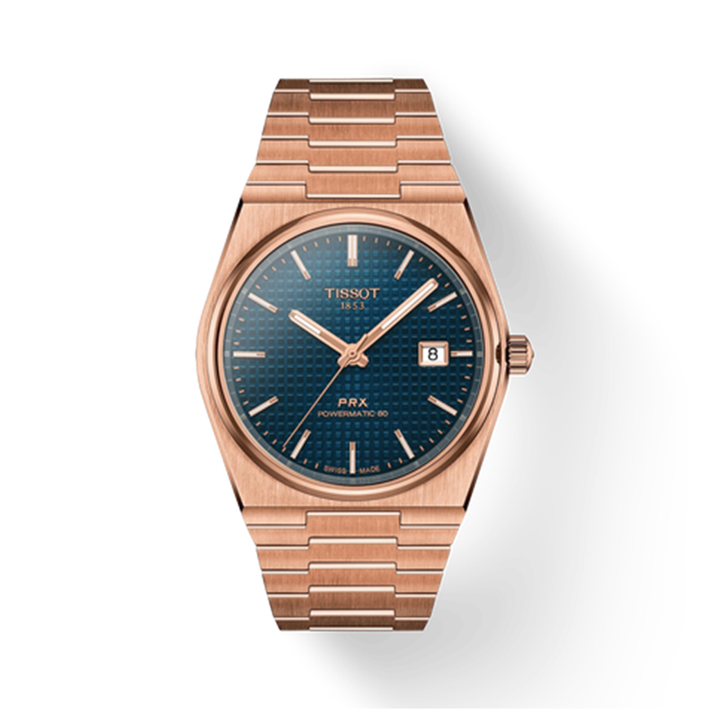 Tissot 40Mm PRX Rose Gold