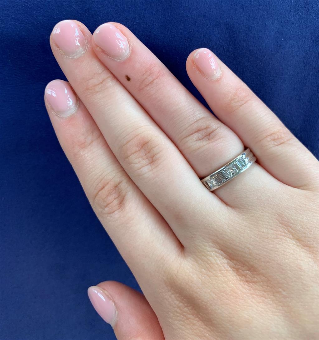 Estate Platinum Diamond Ring