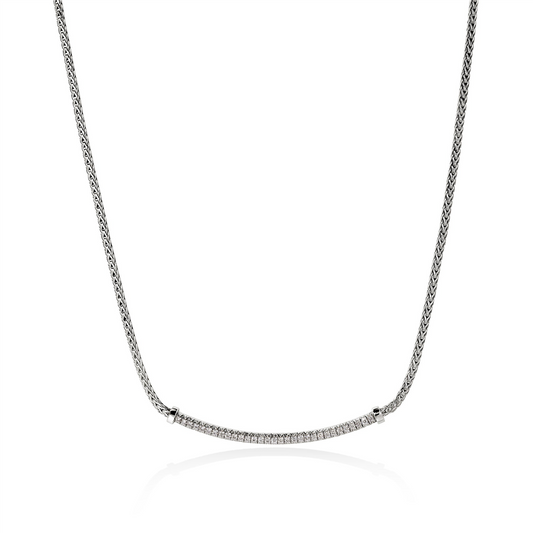 John Hardy Essential Pave Necklace