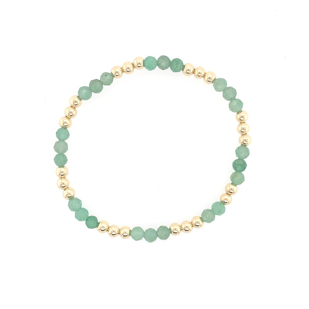 Dee Berkley Aventurine Beaded Bracelet